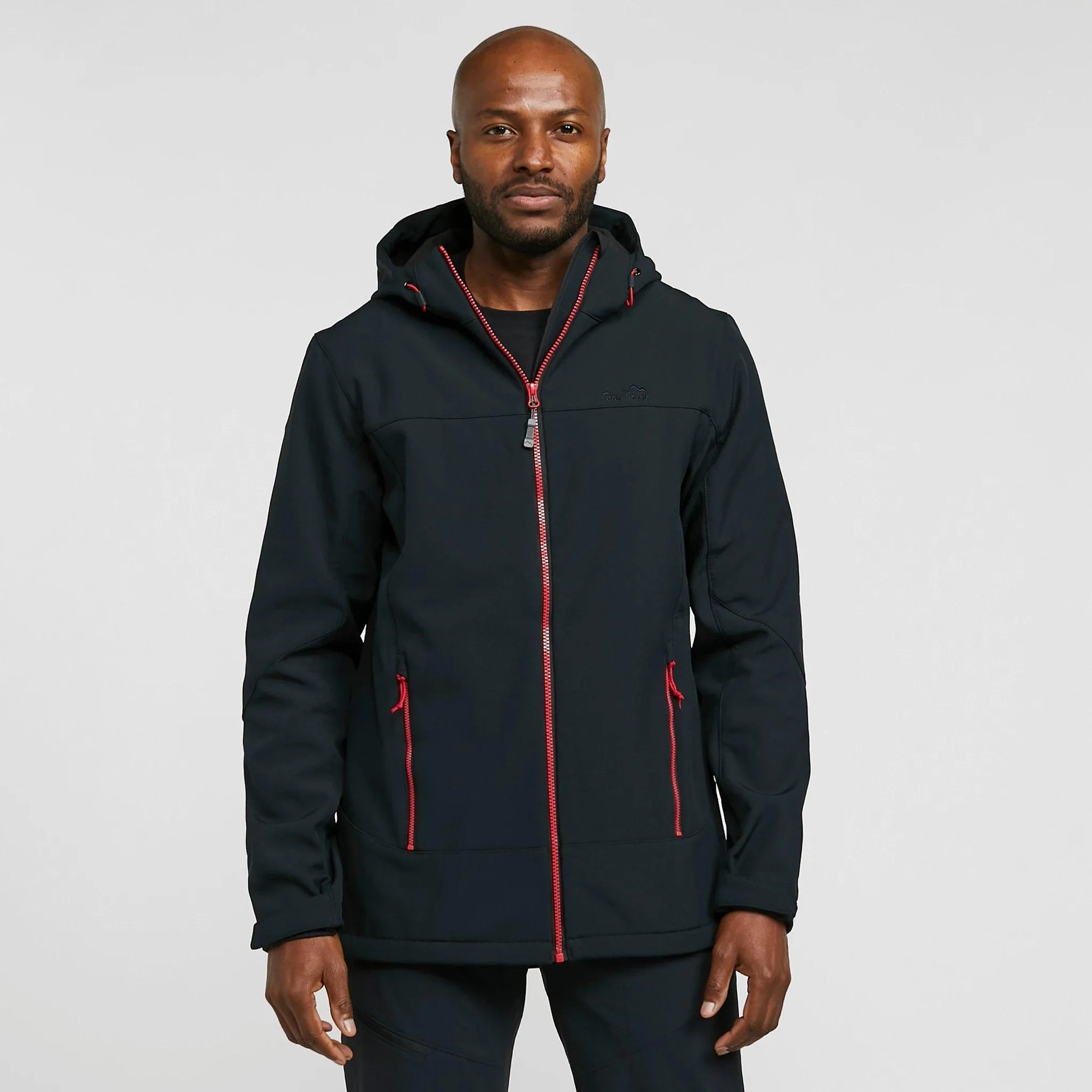 Peter Storm Men's Hooded Softshell Jacket - Black | George Fisher UK