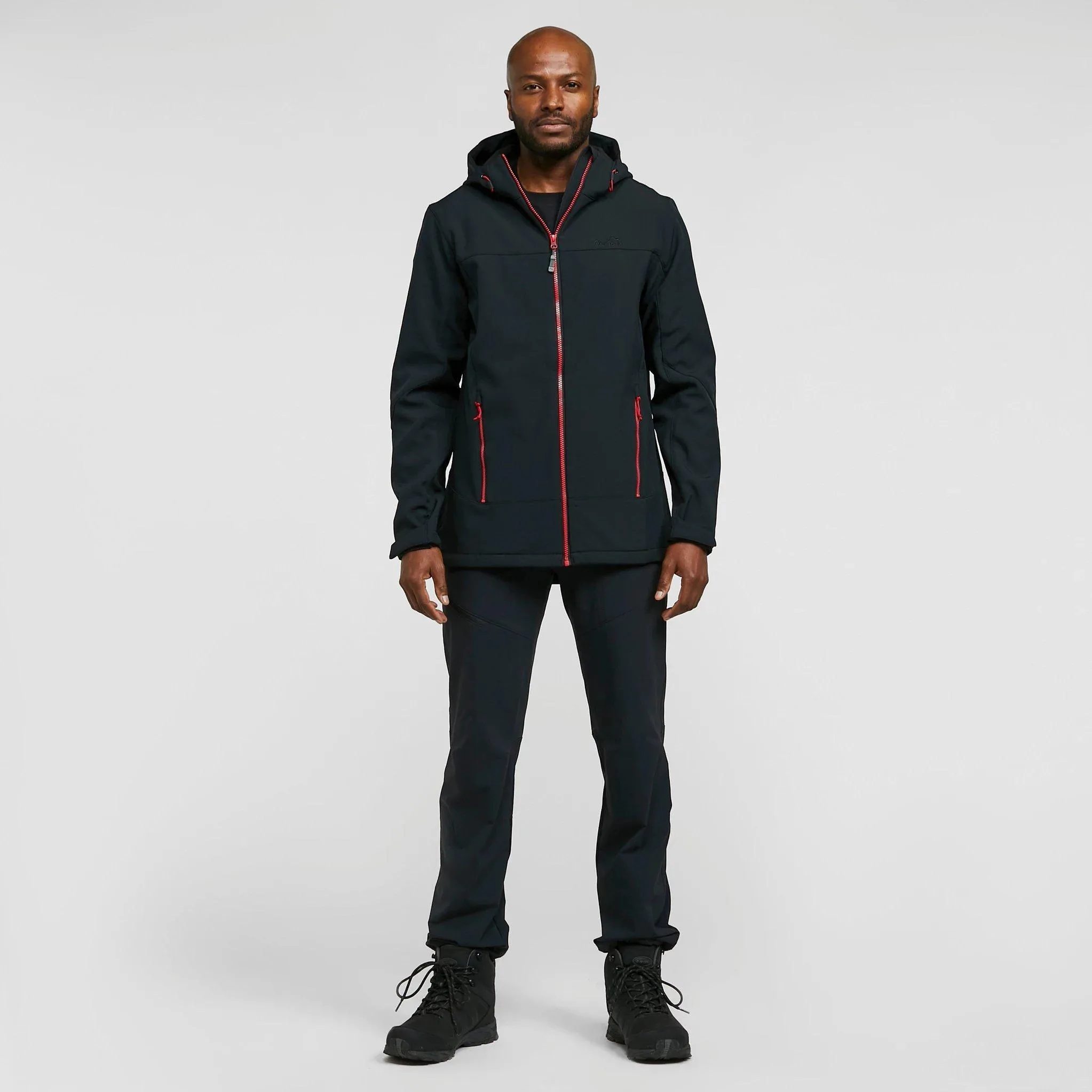 Peter Storm Men's Hooded Softshell Jacket - Black | George Fisher UK