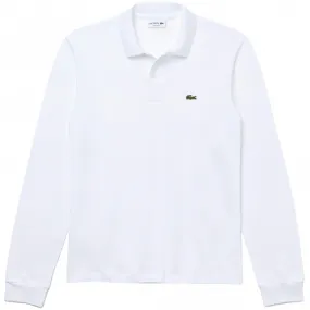 Pique LS Polo Shirt - White