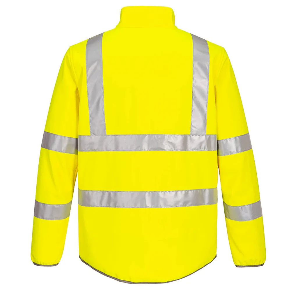 Portwest EC24 Eco Hi-Vis Water Resistant Softshell Jacket