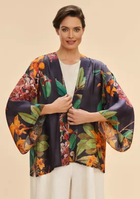 Powder Botany Bliss One Size Kimono Jacket, Charcoal