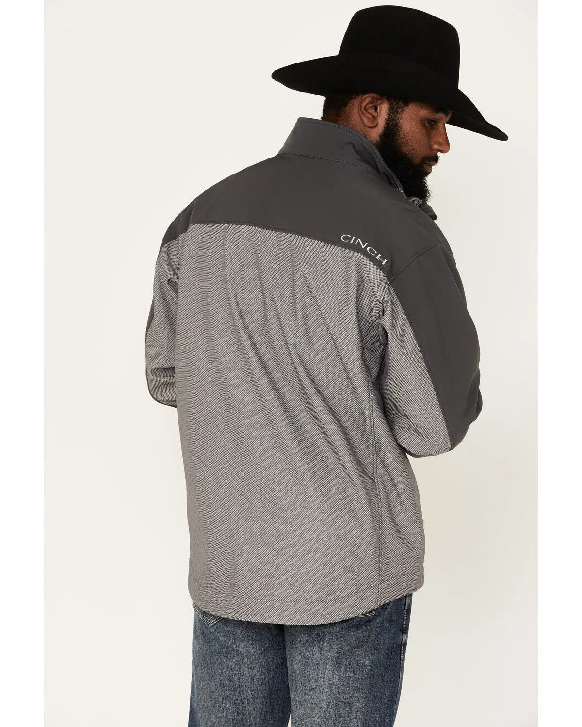 Product Name:  Cinch Men's Textured Logo Concealed Carry Softshell Jacket