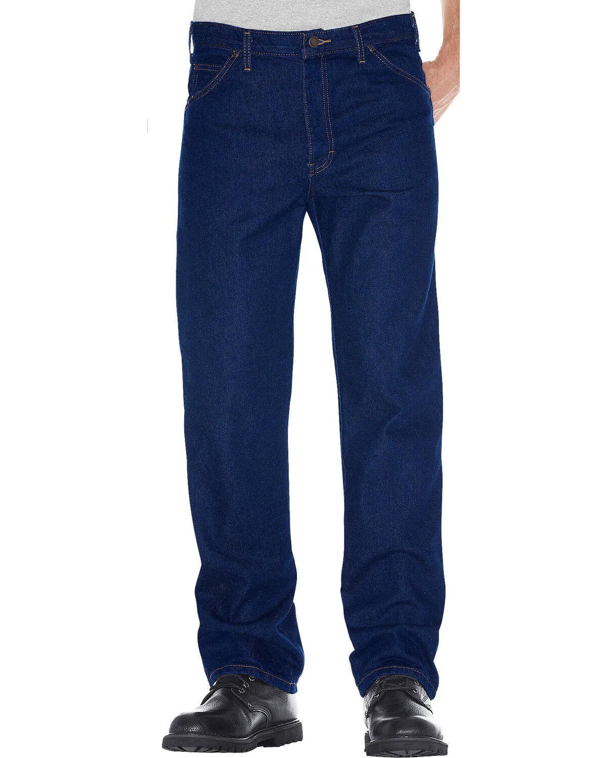 Product Name:  Dickies Men's Regular Fit Straight Leg 5 Pocket Jeans