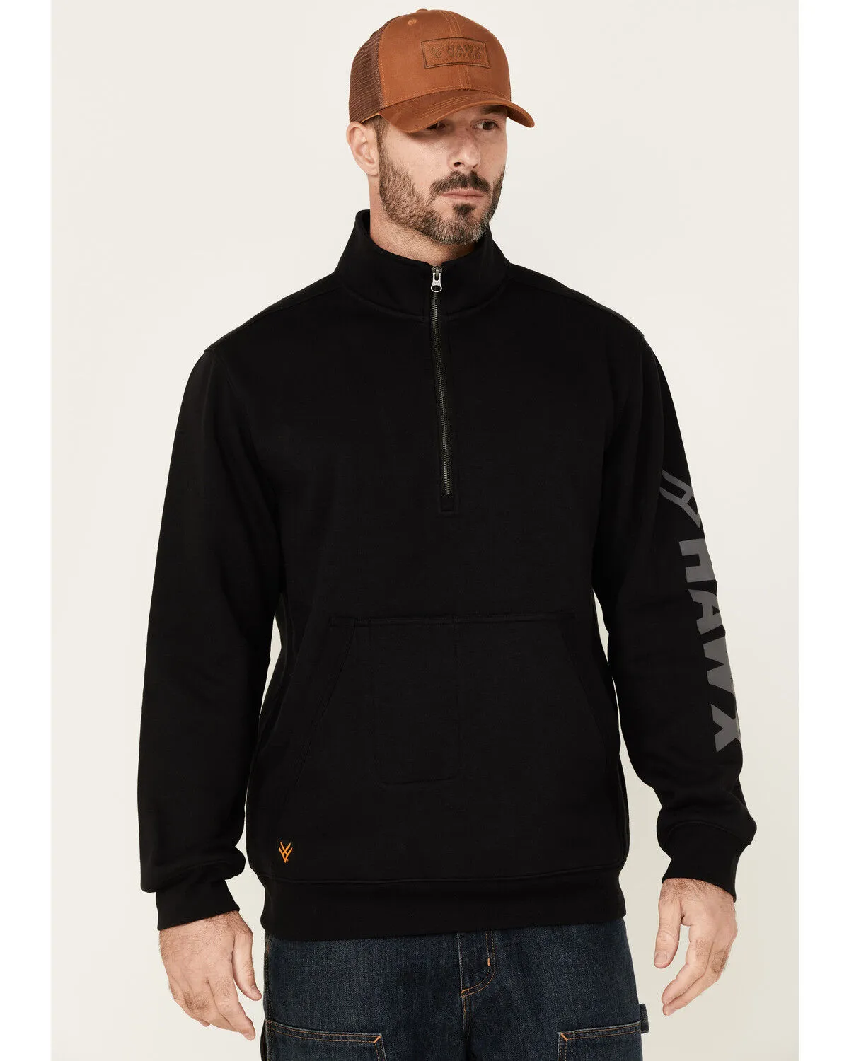 Product Name:  Hawx Men's Black Primo 1/4 Zip Work Fleece Pullover