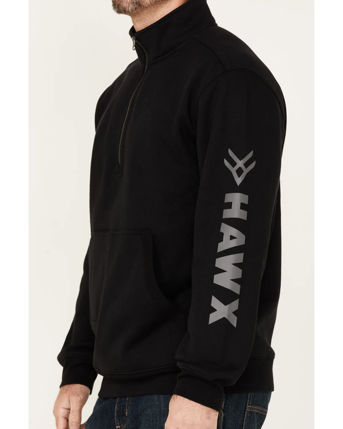 Product Name:  Hawx Men's Black Primo 1/4 Zip Work Fleece Pullover