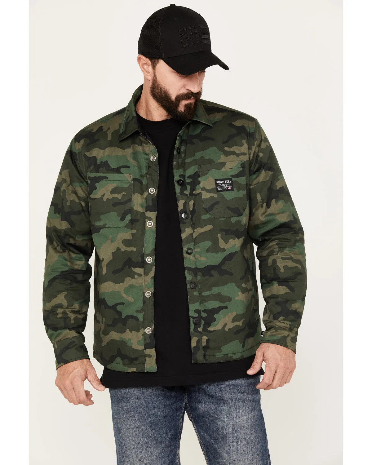 Product Name:  Howitzer Men's Camo Defeated Reversible Jacket