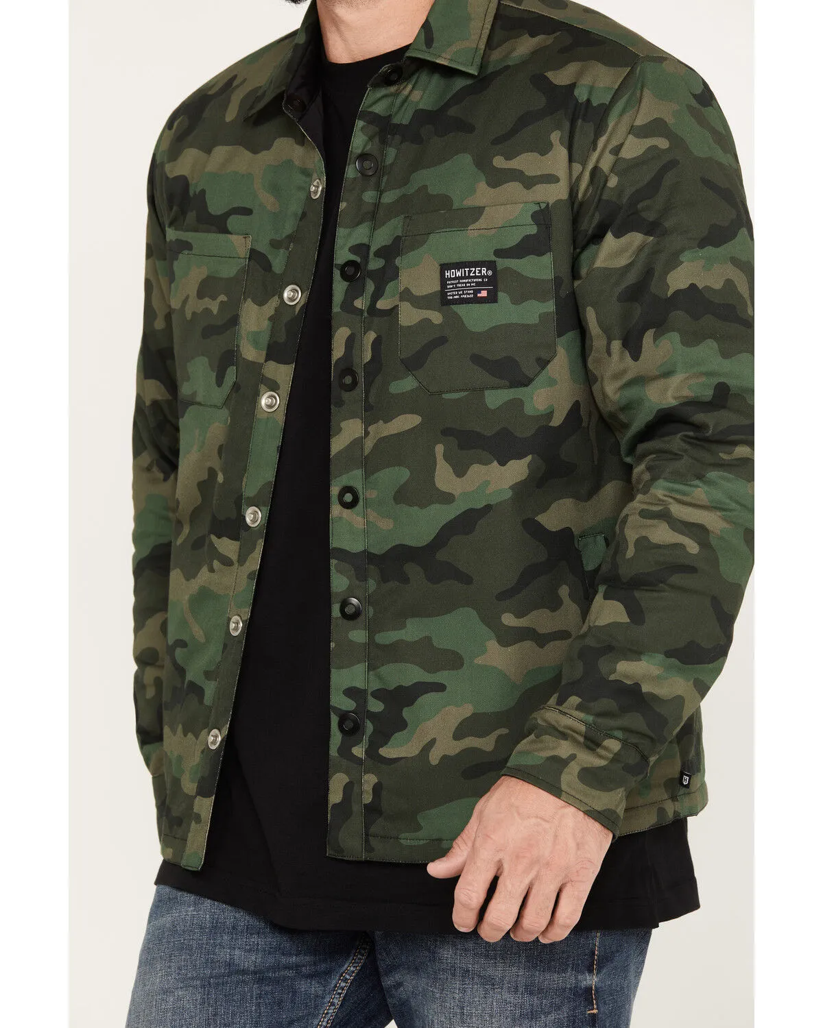 Product Name:  Howitzer Men's Camo Defeated Reversible Jacket