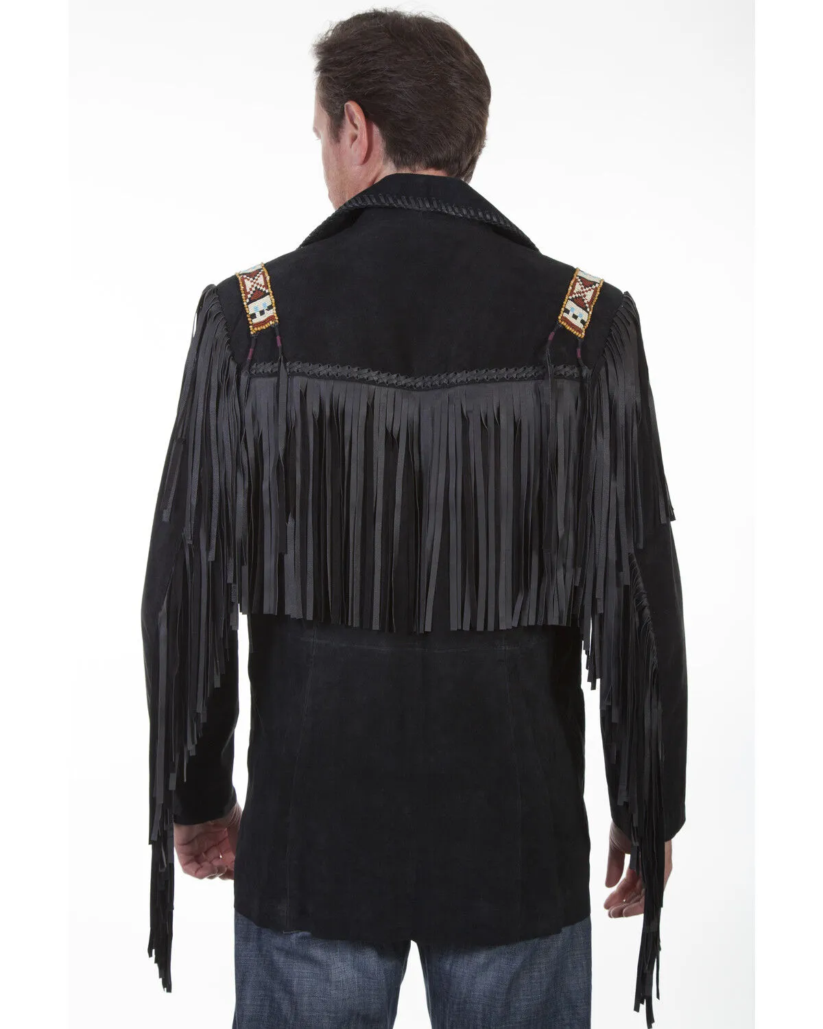 Product Name:  Scully Men's Boar Suede Fringe Jacket