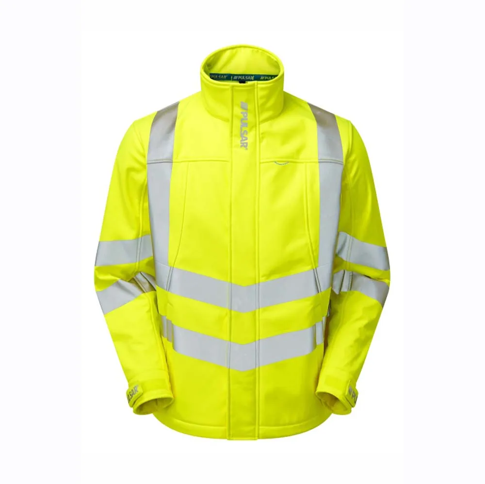 PULSAR P534 Hi-Vis Yellow Interactive Softshell Jacket