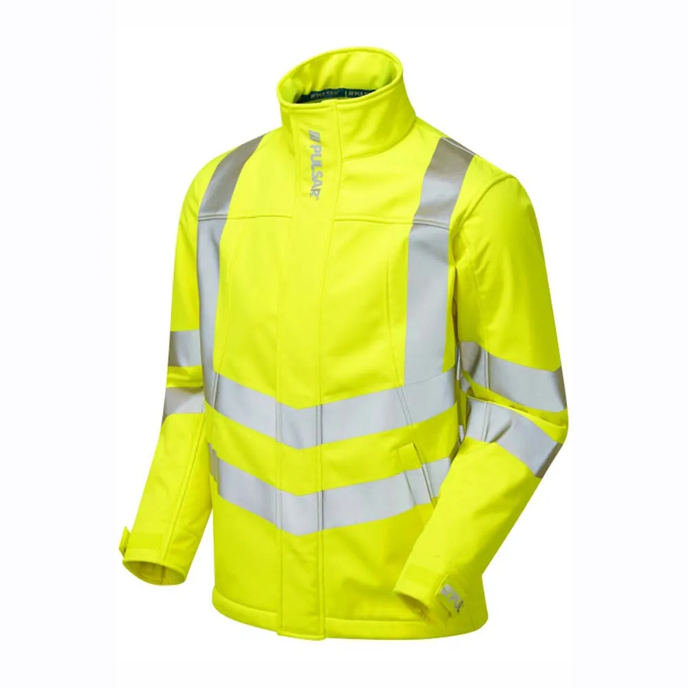 PULSAR P534 Hi-Vis Yellow Interactive Softshell Jacket