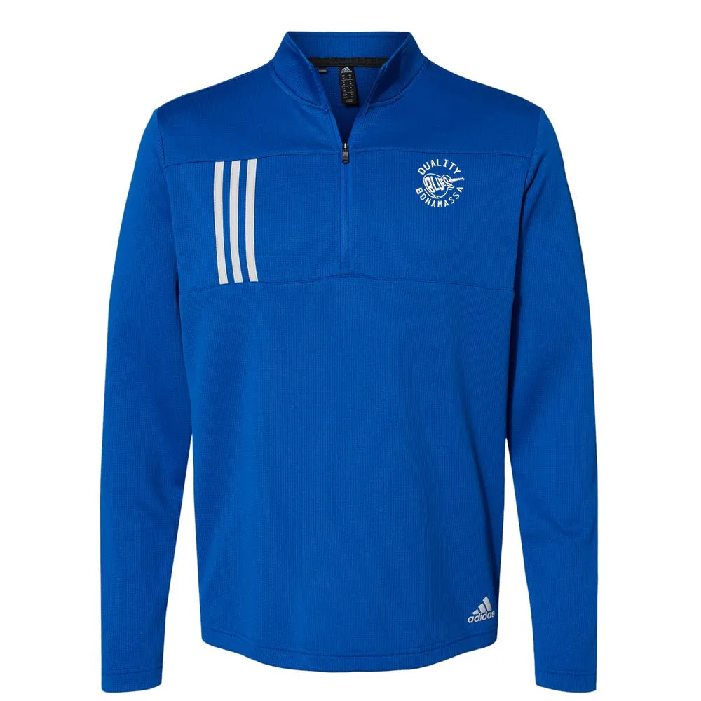 Quality Blues Adidas Double Knit 1/4 Zip Pullover (Men)