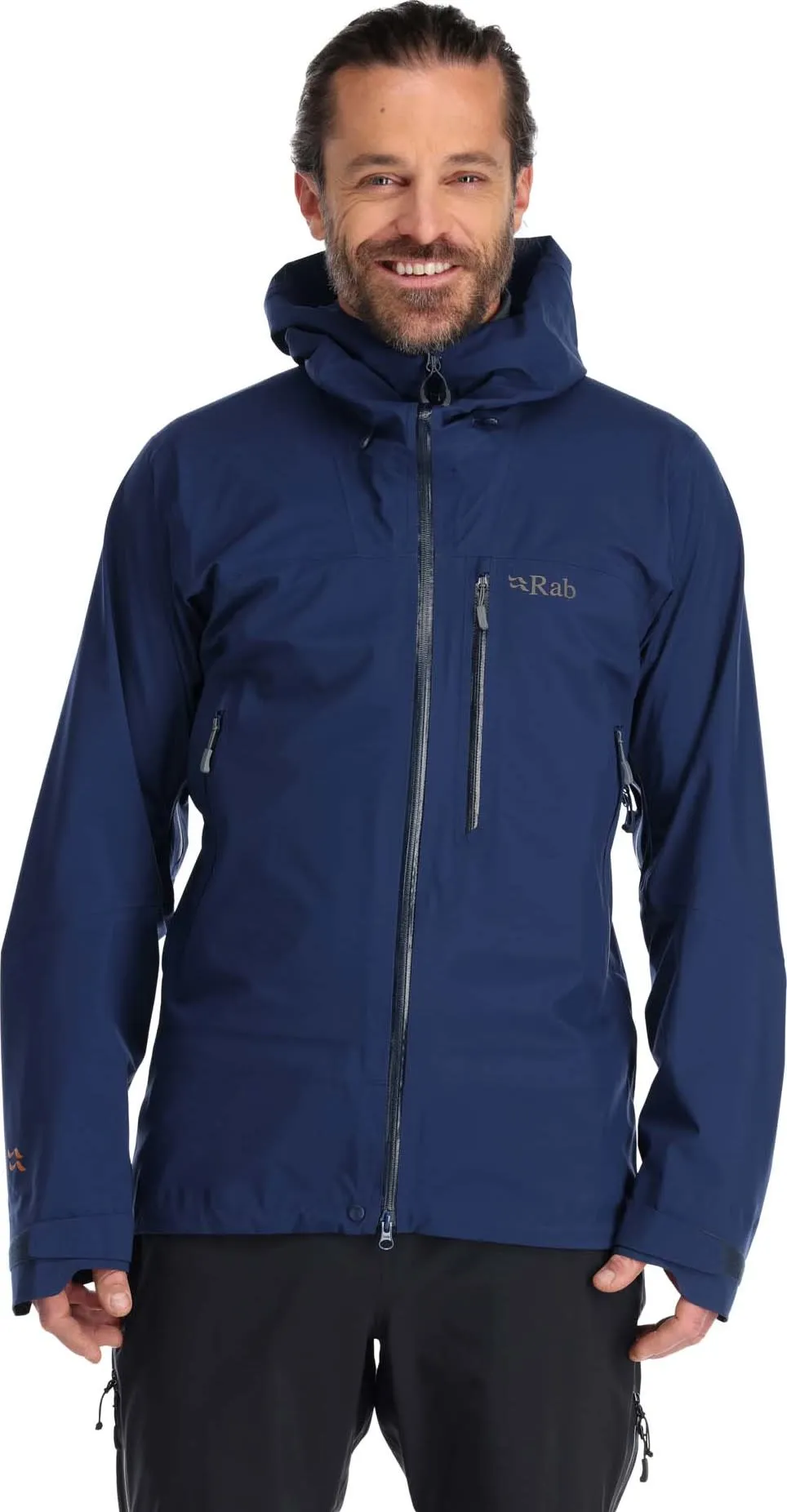 Rab Men's Firewall Waterproof Jacket Deep Ink | Buy Rab Men's Firewall Waterproof Jacket Deep Ink here | Outnorth