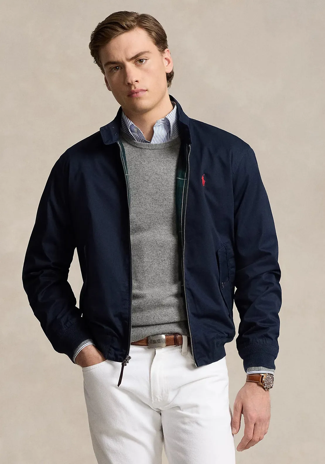 Ralph Lauren Twill Harrington Jacket, Navy