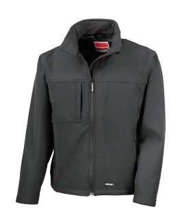 Result Mens Softshell Premium 3 Layer Performance Jacket (Waterproof, Windproof & Breathable) (Black) - UTBC2046