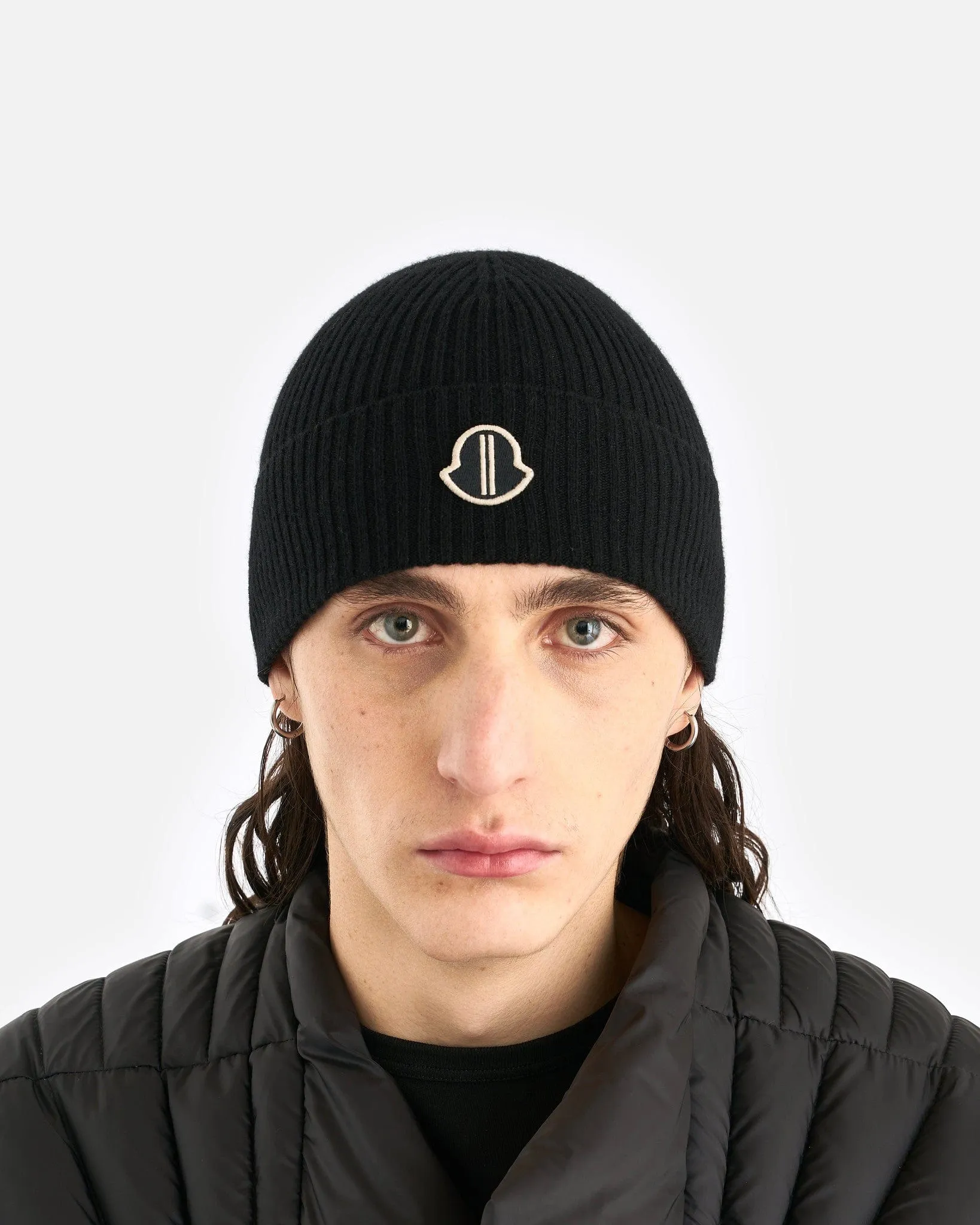 Rick Owens Moncler Beanie in Black