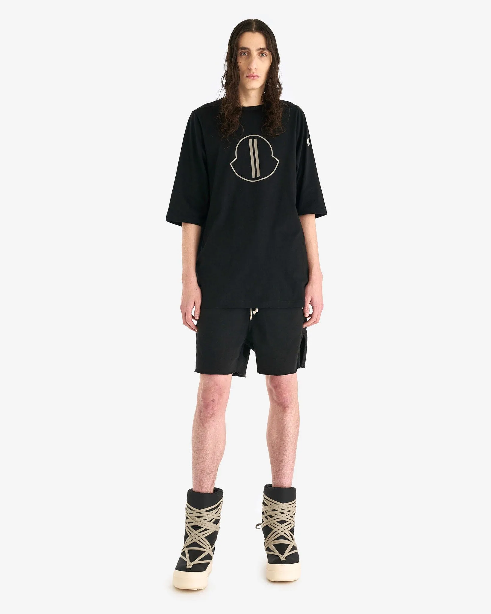 Rick Owens Moncler Long Boxers in Black