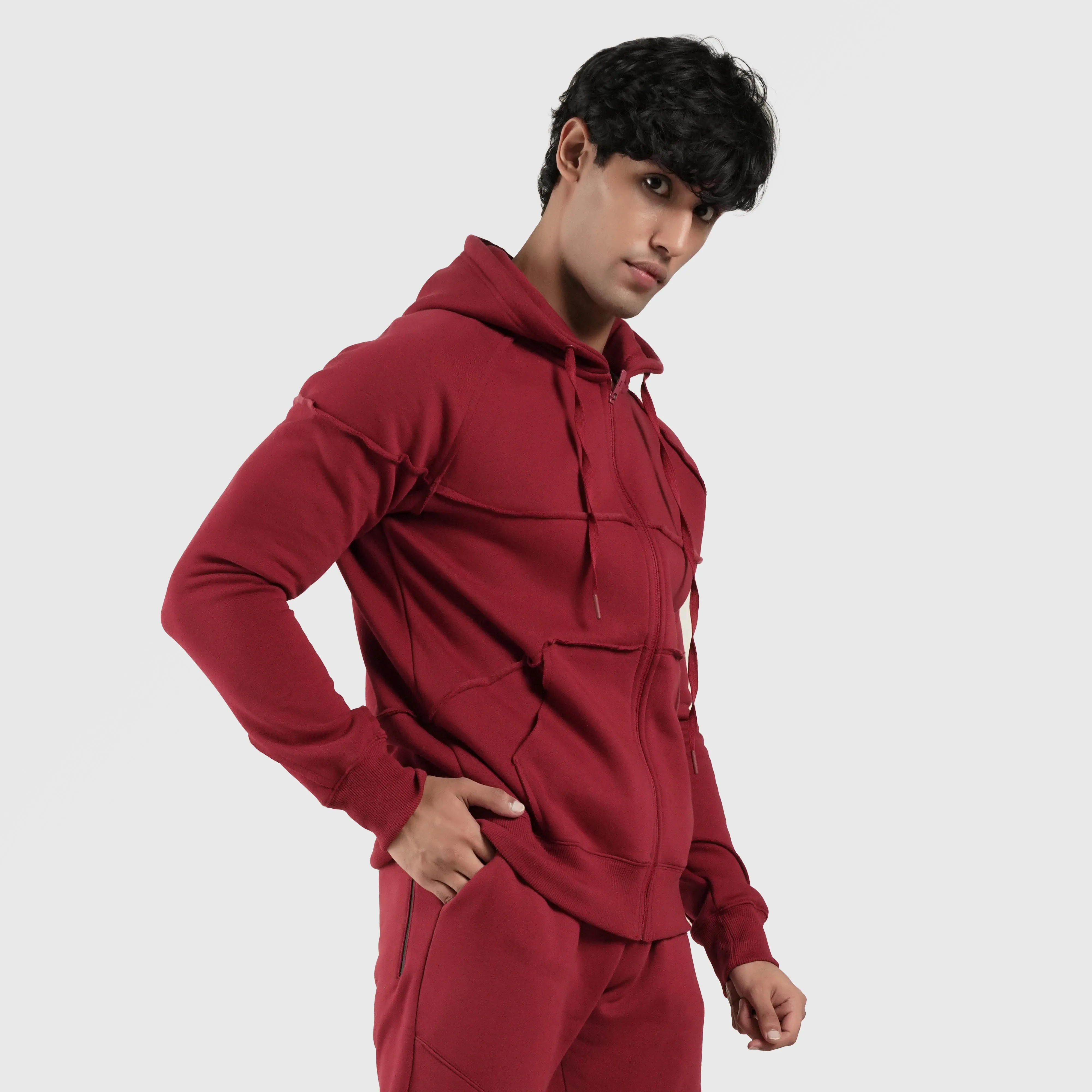 Rigger Hoodie (Maroon)