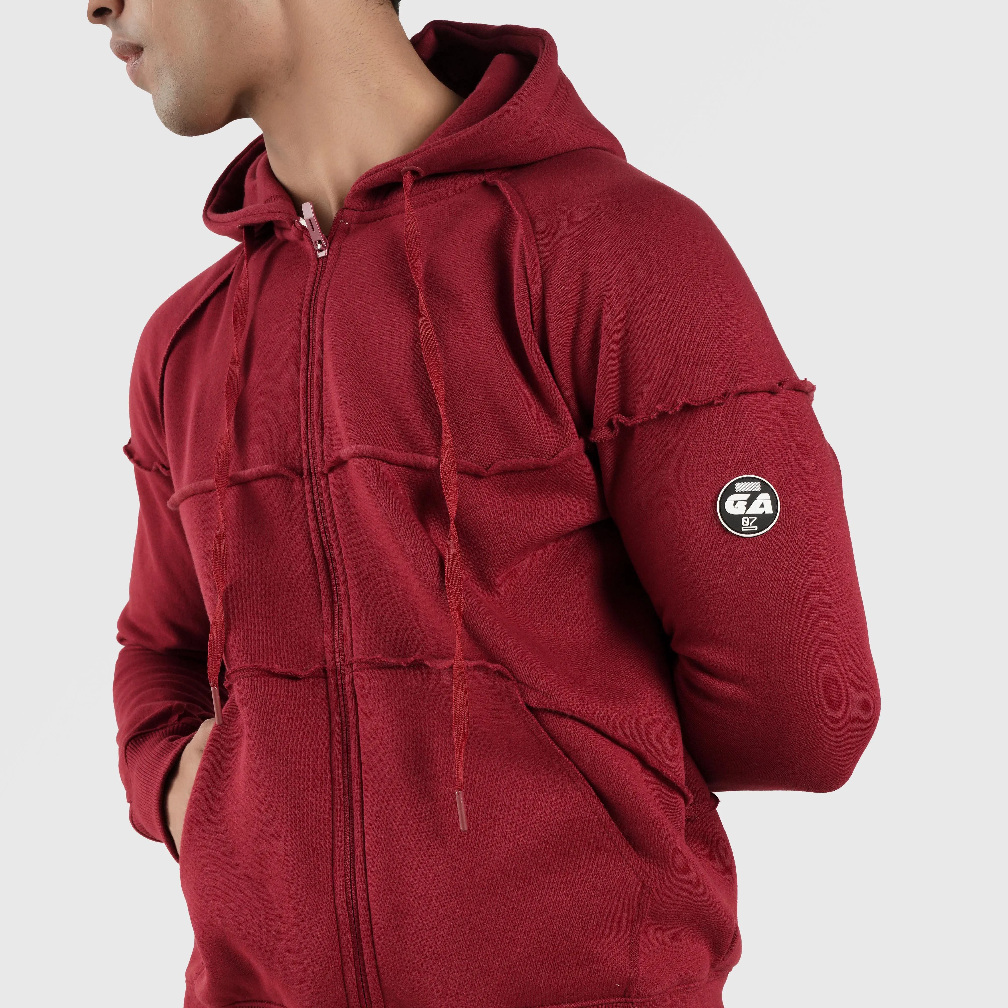 Rigger Hoodie (Maroon)