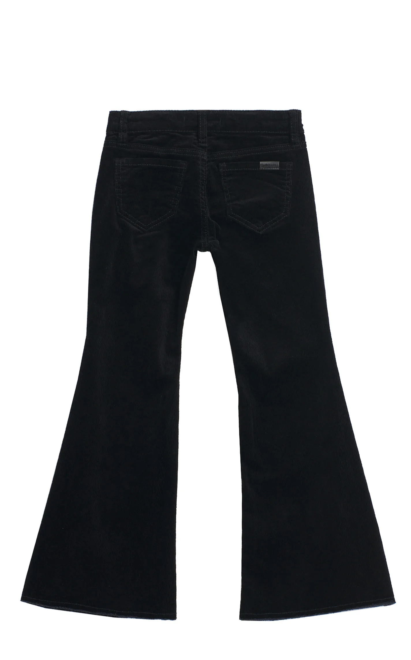 Rock & Roll Denim Girl's Black Corduroy Flare Leg Jeans