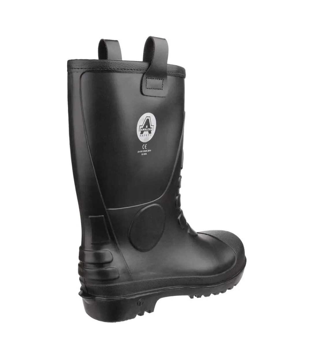 Safety unisex fs90 waterproof pull on safety rigger boot black Amblers