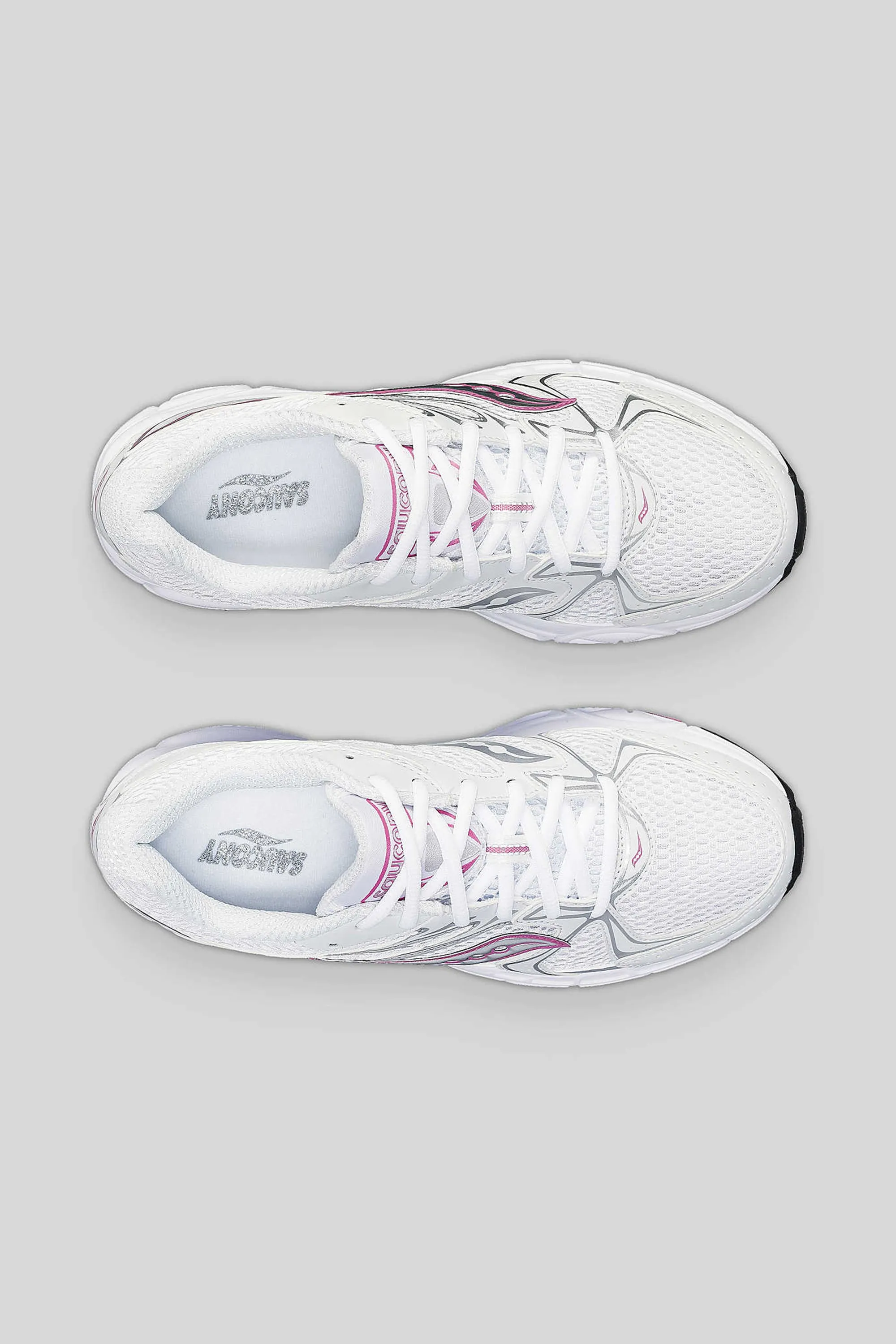 Saucony Women's Grid Ride Millennium in White/Pink