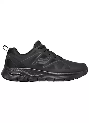 Skechers Mens Black Arch Fit SR Axtell Trainers | Grattan