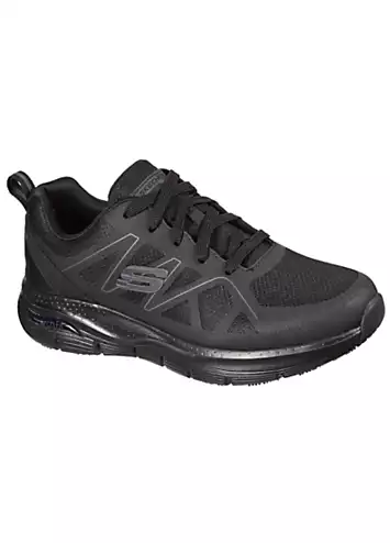 Skechers Mens Black Arch Fit SR Axtell Trainers | Grattan