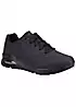 Skechers Work Relaxed Fit Ladies Black Slip Resistant Uno SR Trainers