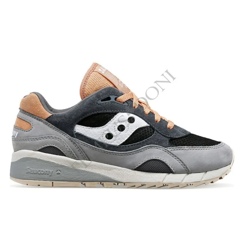 Sneaker SAUCONY - SHADOW 6000 GREY/BLACK - DONNA - SAUCONY - Tempus Doni