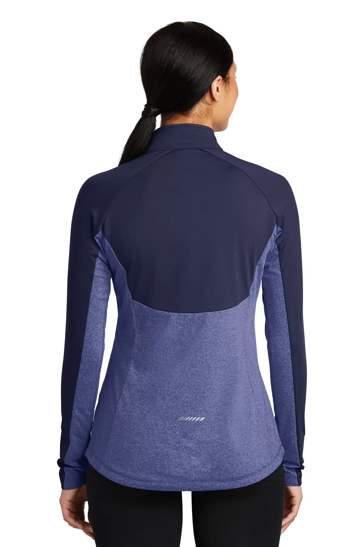 Sport Tek LST854 Sport-Tek Ladies Sport-Wick Stretch Contrast 1/2-Zip Pullover SKU: LST854