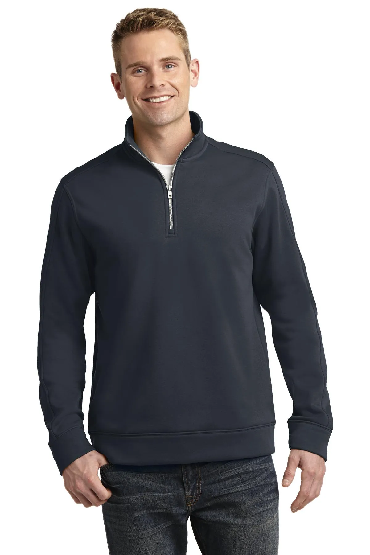 Sport-Tek Repel Fleece 1/4-Zip Pullover ST291 Graphite Grey