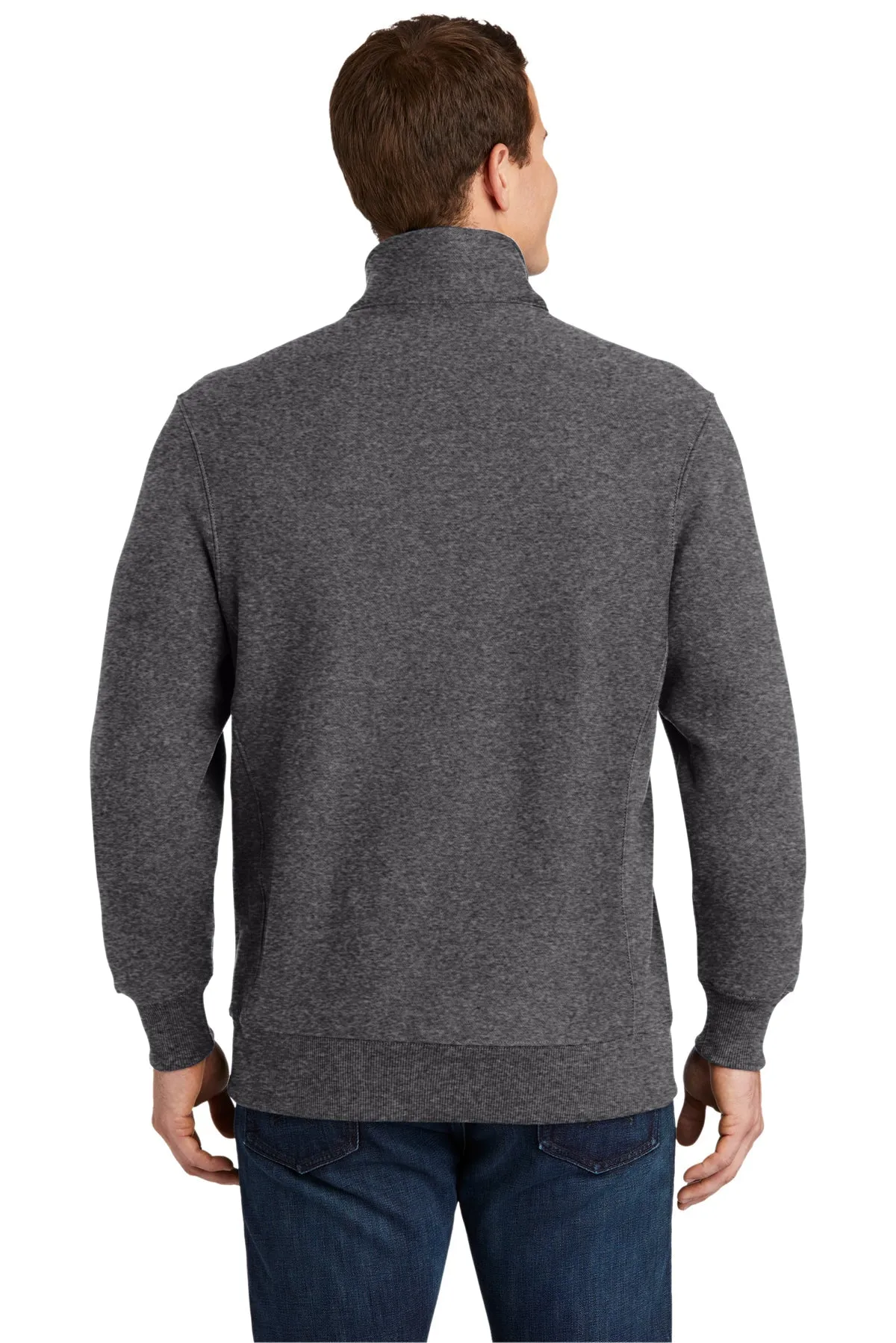 Sport-Tek Super Heavyweight 1/4-Zip Pullover Sweatshirt, Graphite Heather [AST]