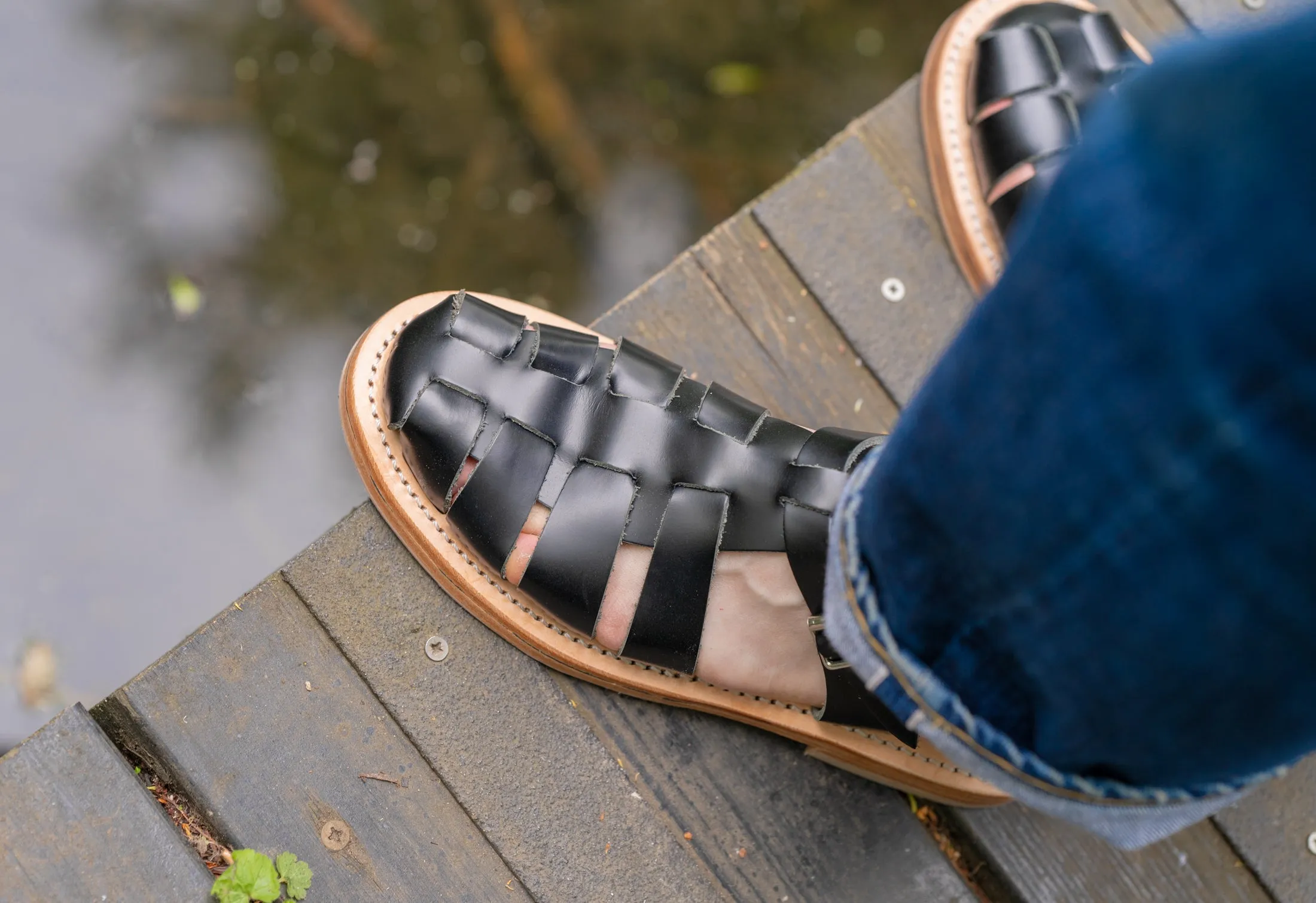 SQUARE MILE SANDALS BLACK