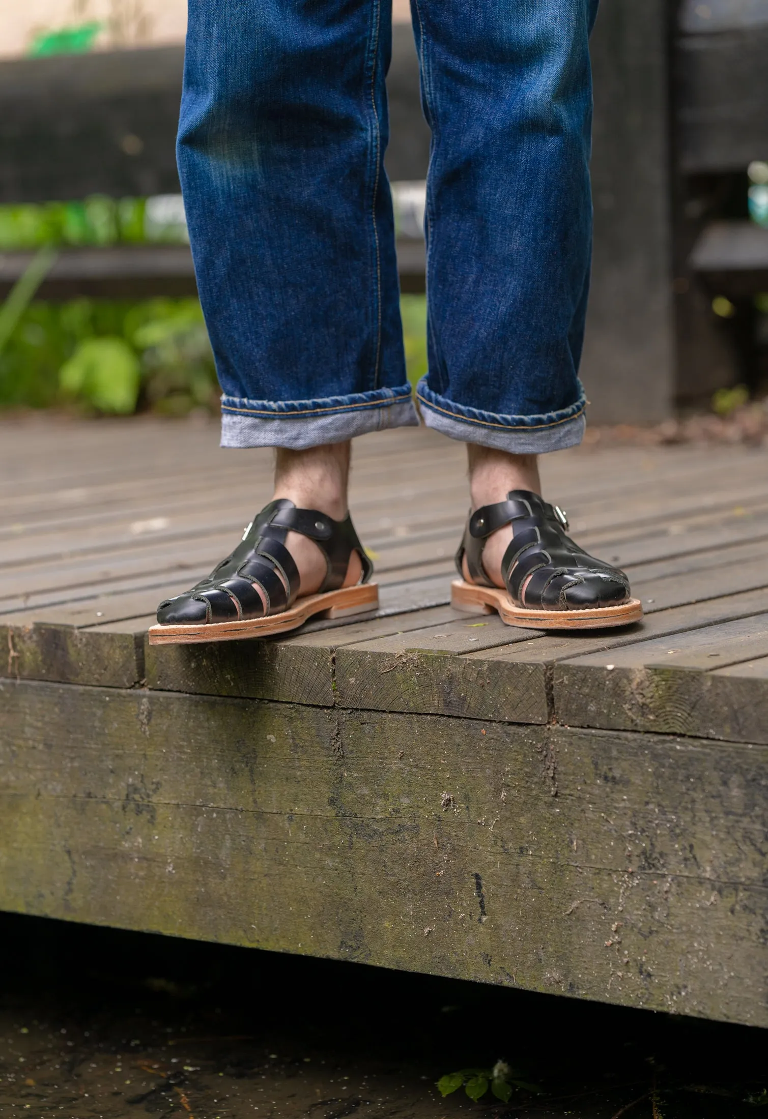 SQUARE MILE SANDALS BLACK