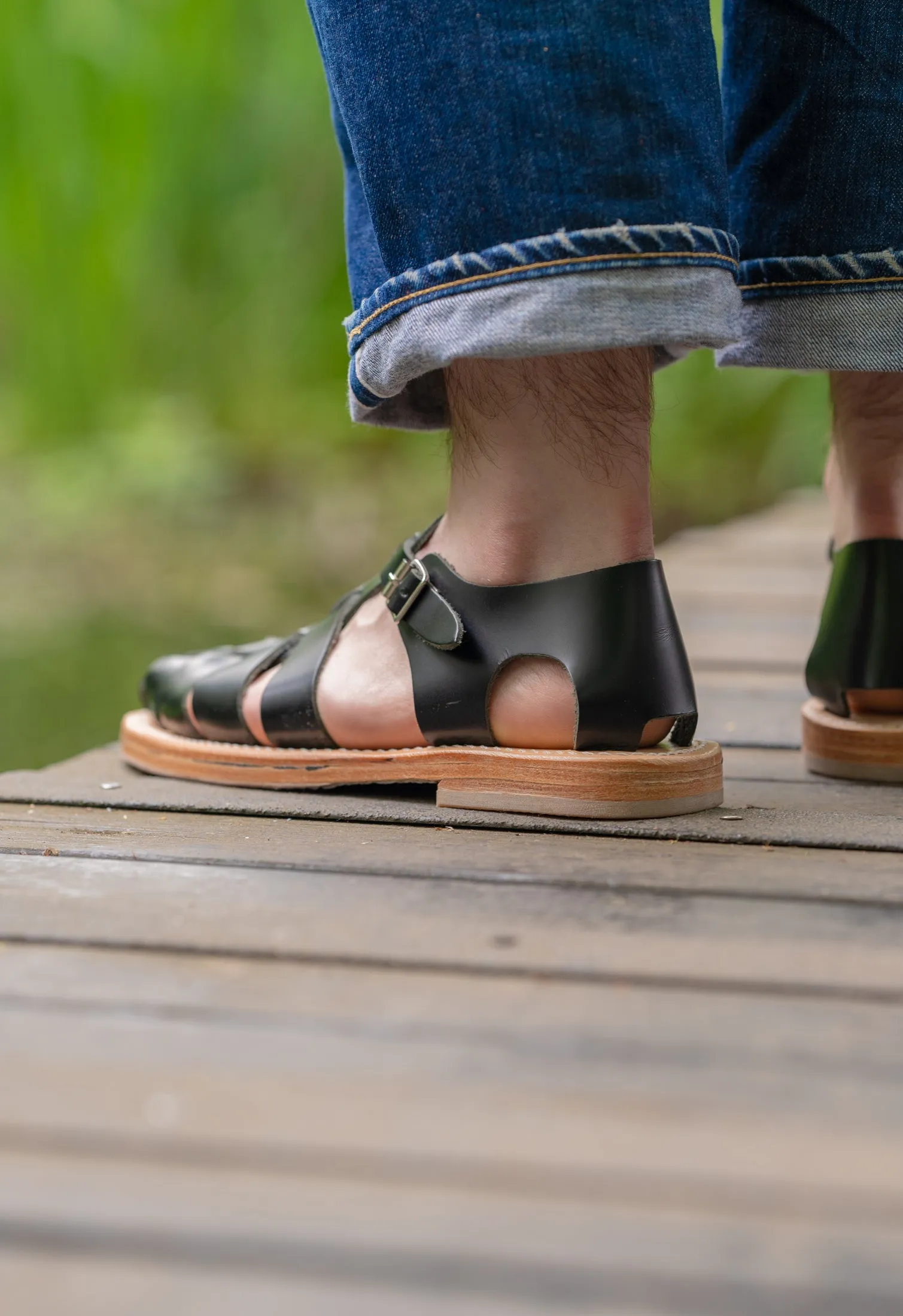 SQUARE MILE SANDALS BLACK