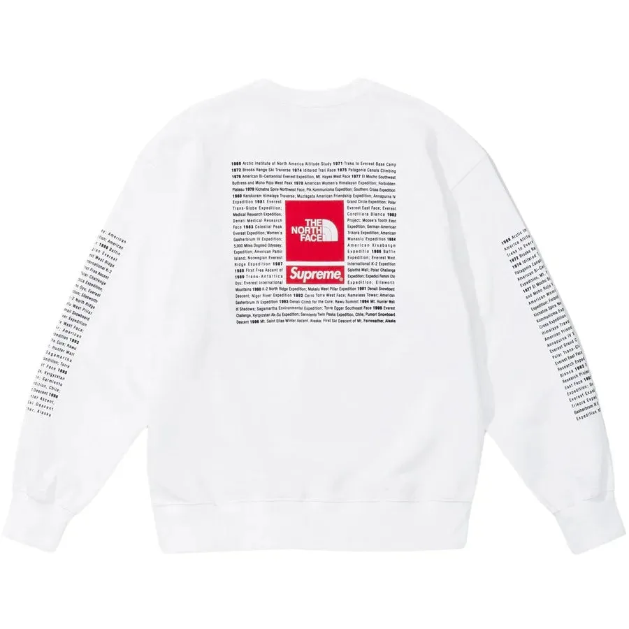 Supreme The North Face Crewneck White