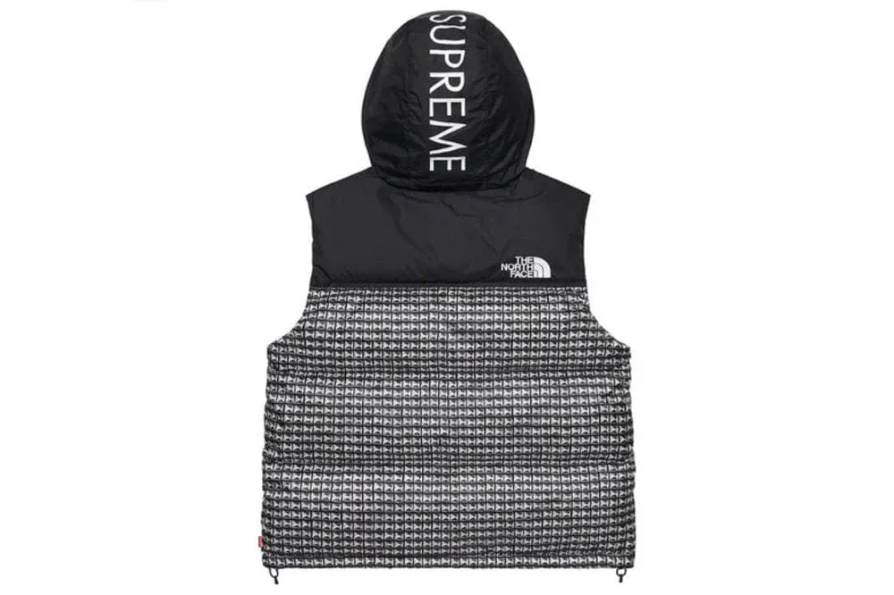 Supreme x The North Face Studded Nuptse Vest Black