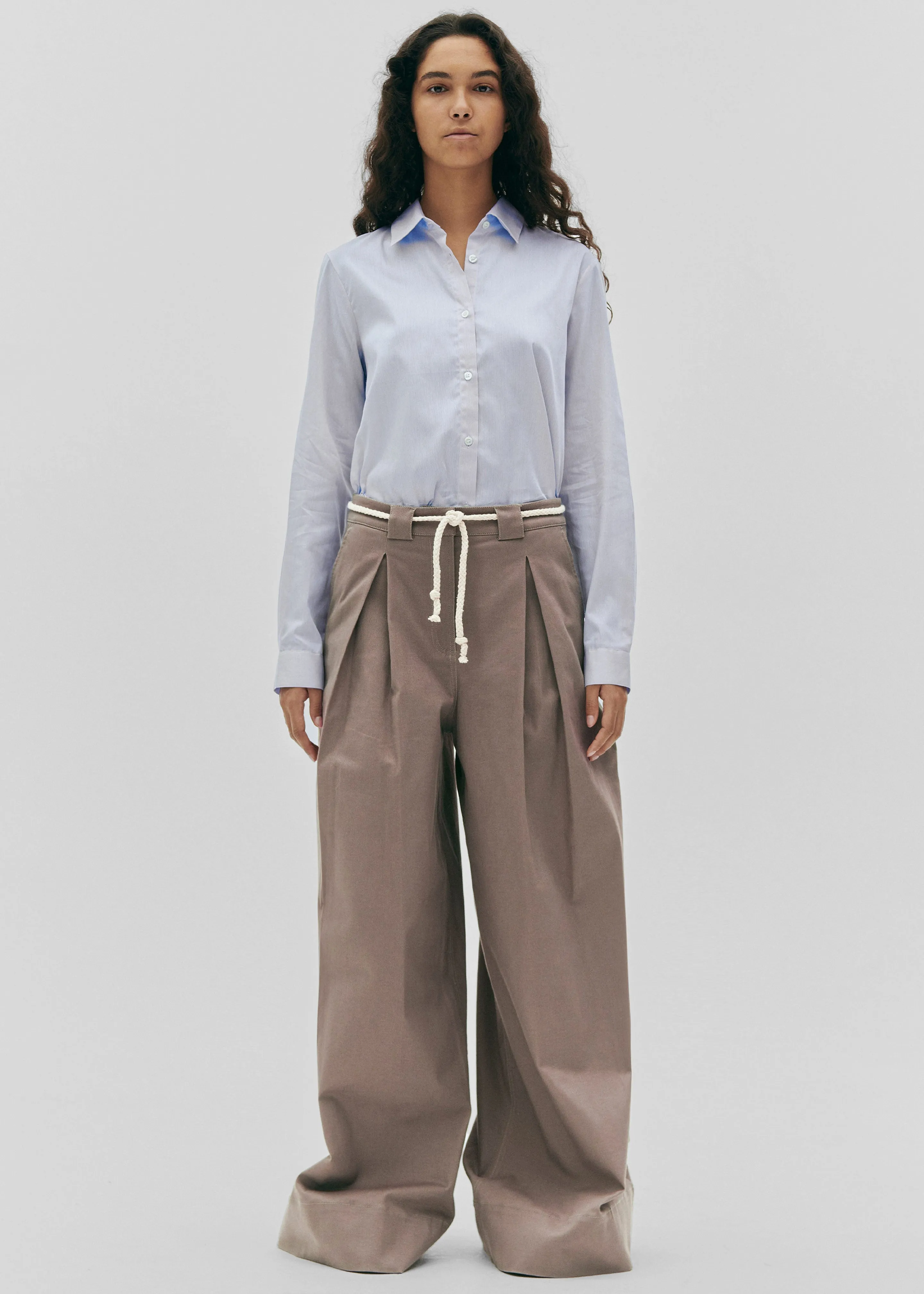 The Garment Cassano Wide Pants - Smoke