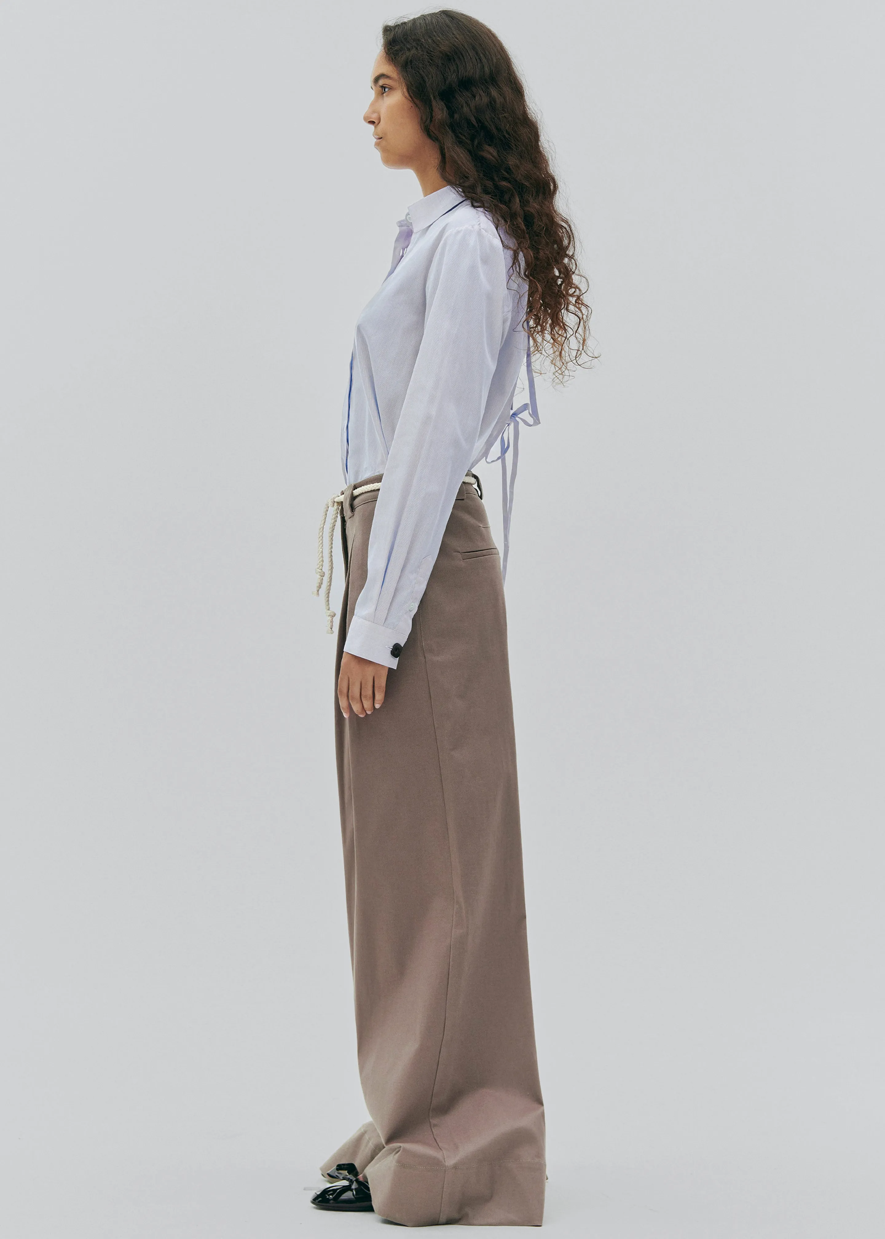 The Garment Cassano Wide Pants - Smoke