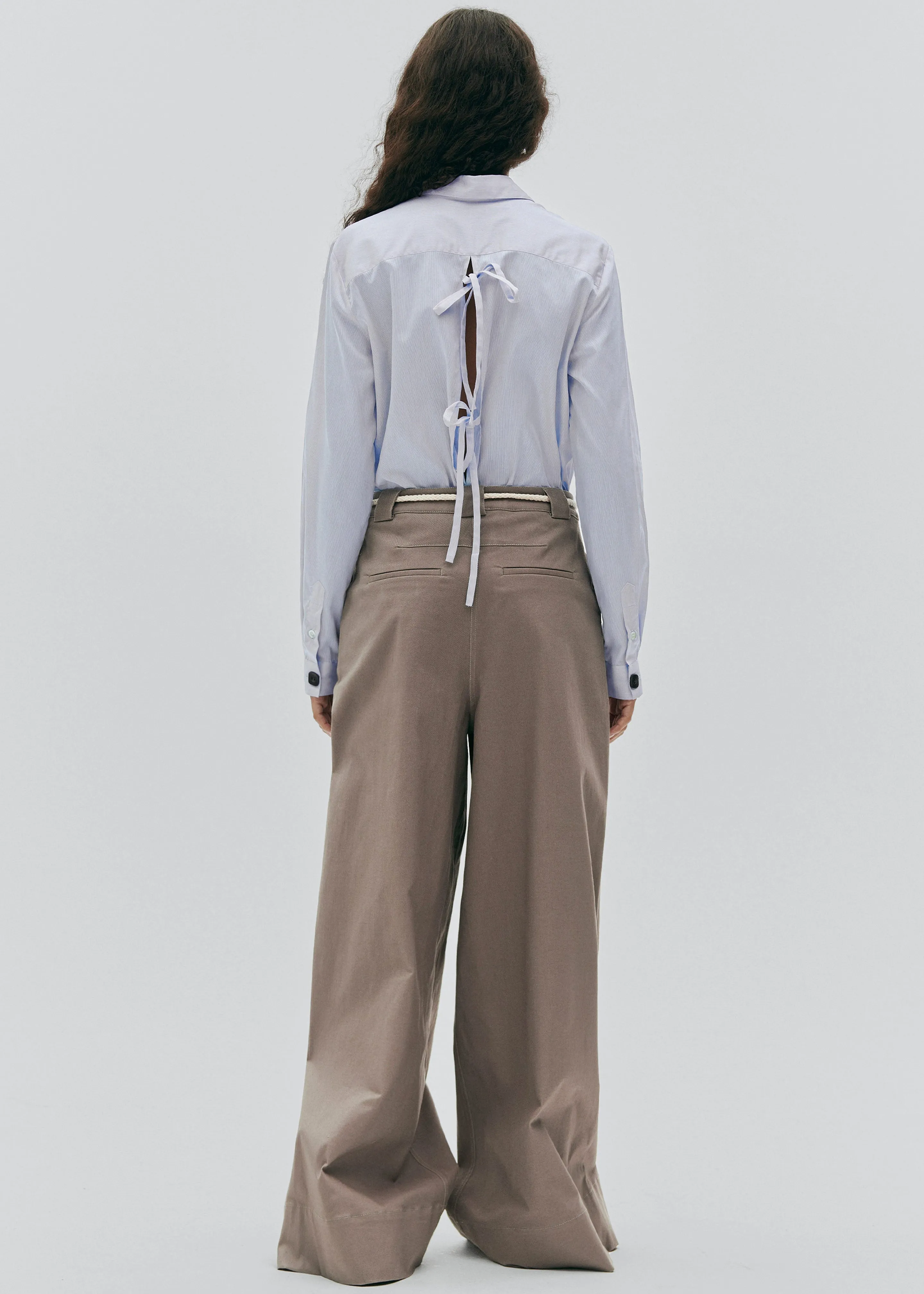 The Garment Cassano Wide Pants - Smoke