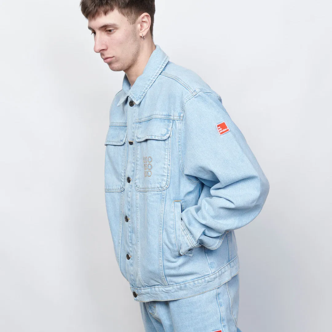 The New Originals - Multi Pocket Denim Jacket (Light Wash Denim)