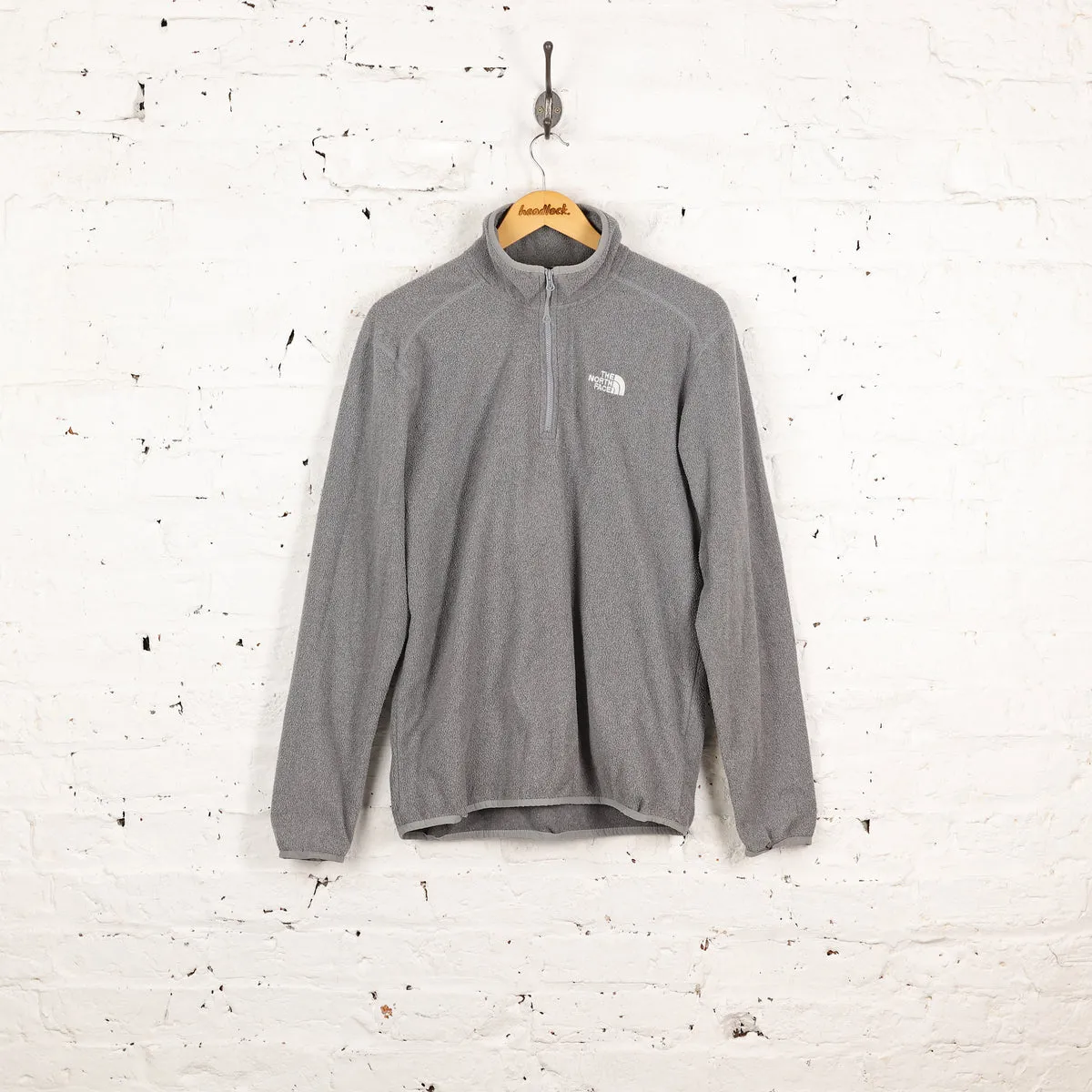 The North Face 1/4 Zip Fleece - Grey - M