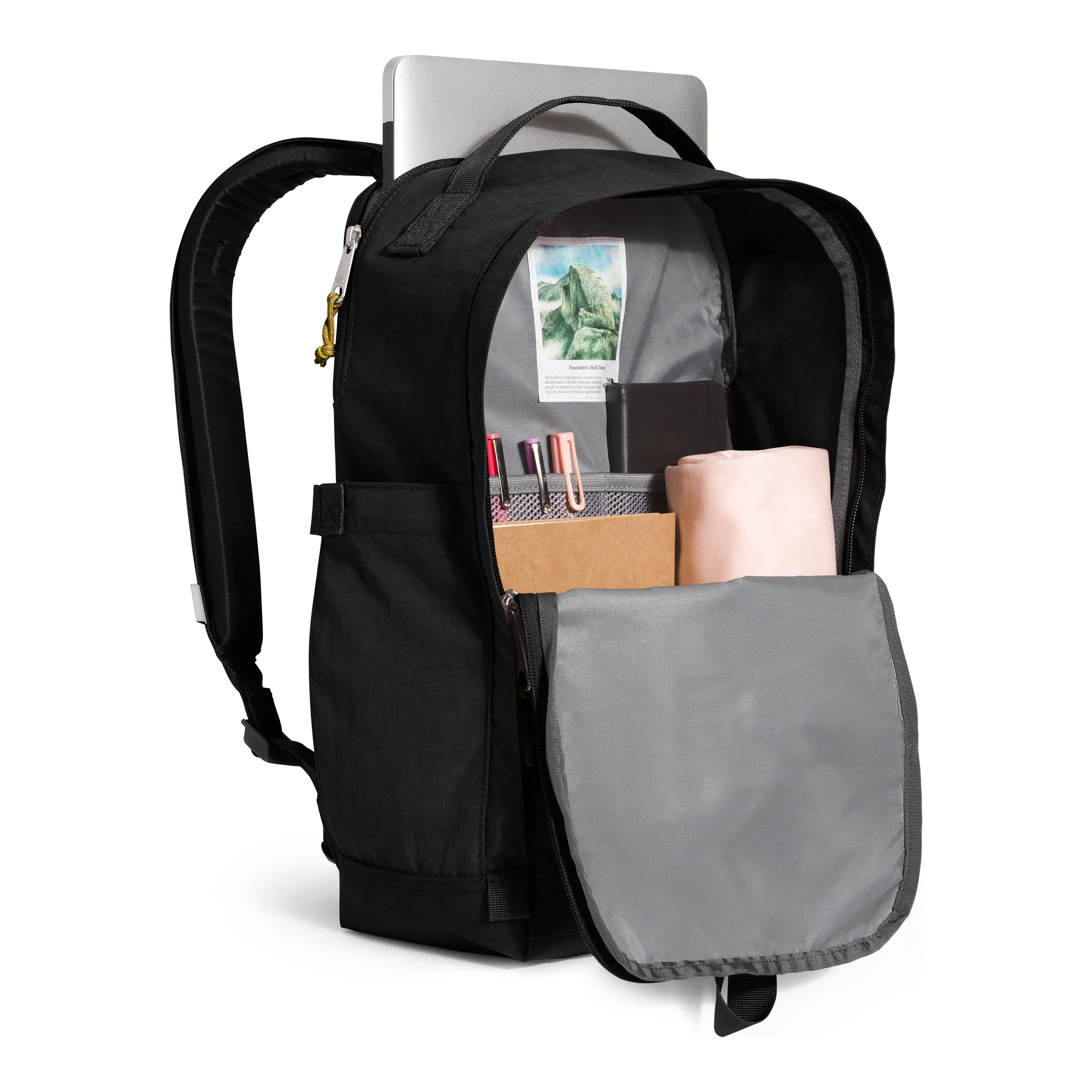 The North Face Berkeley Daypack in Black Mineral Gold