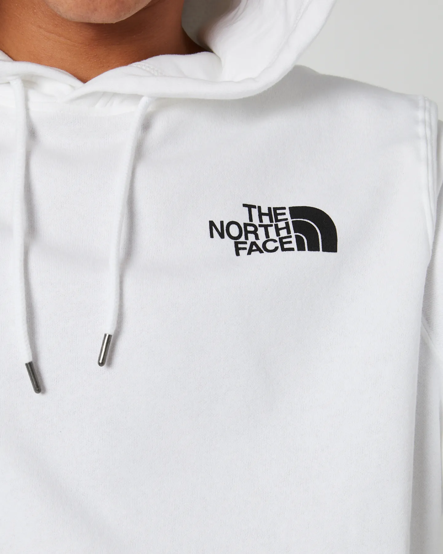 The North Face Mens Box Nse Pullover Hoodie - Tnf White / Tnf Black | SurfStitch