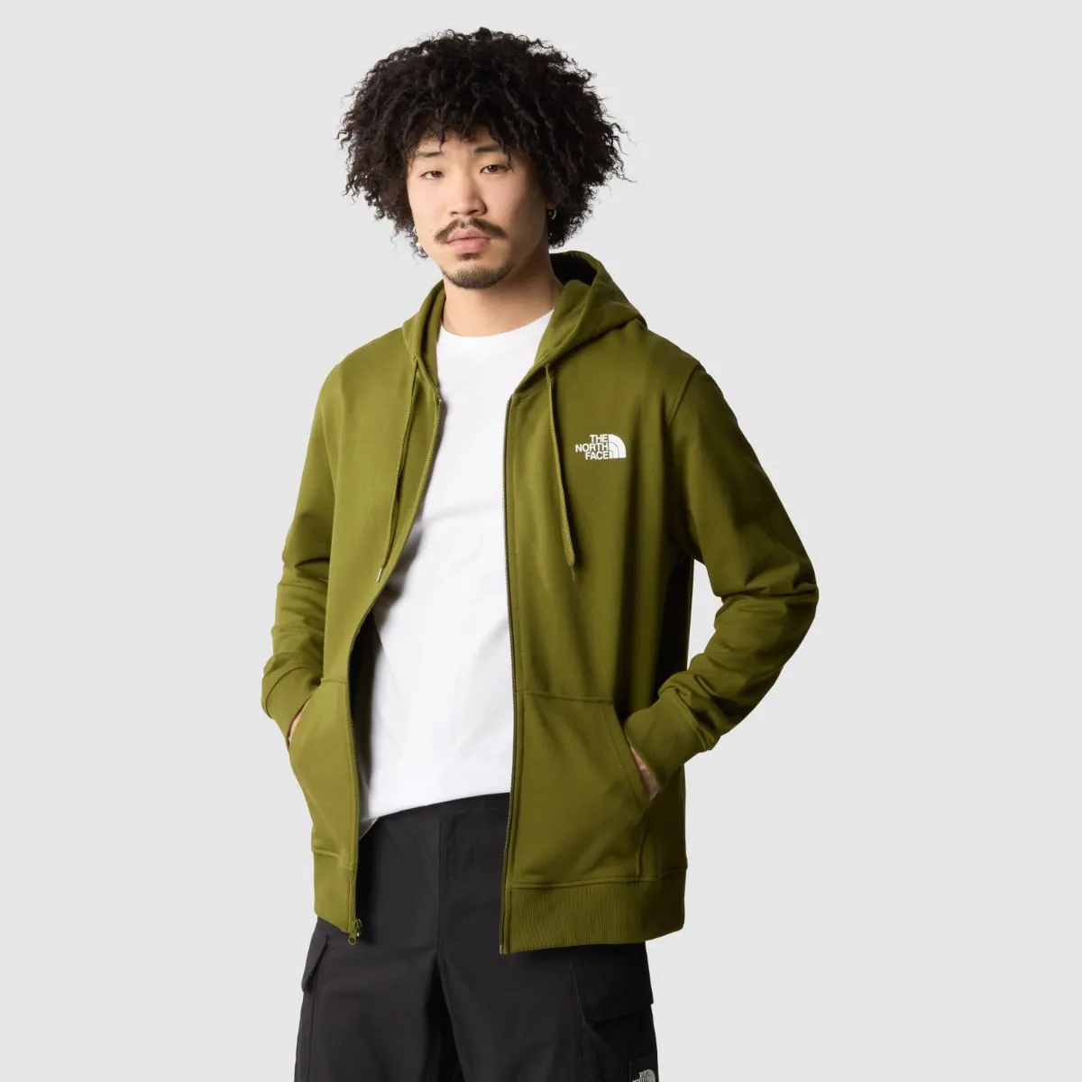 The North Face Open Gate Full Zip Men's Hoodie | Forest Olive