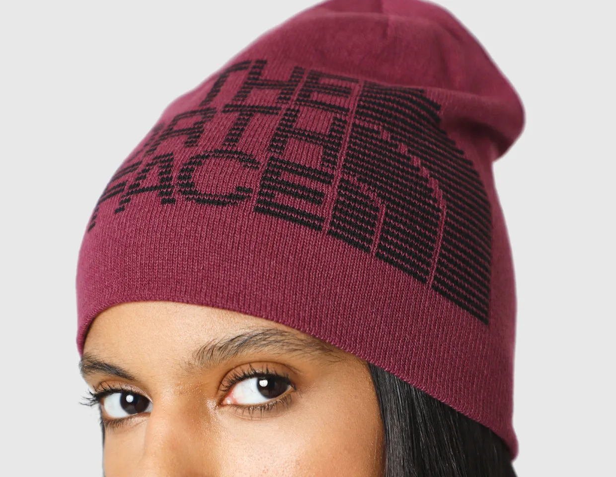 The North Face Reversible Highline Beanie Boysenberry Heather / TNF Black