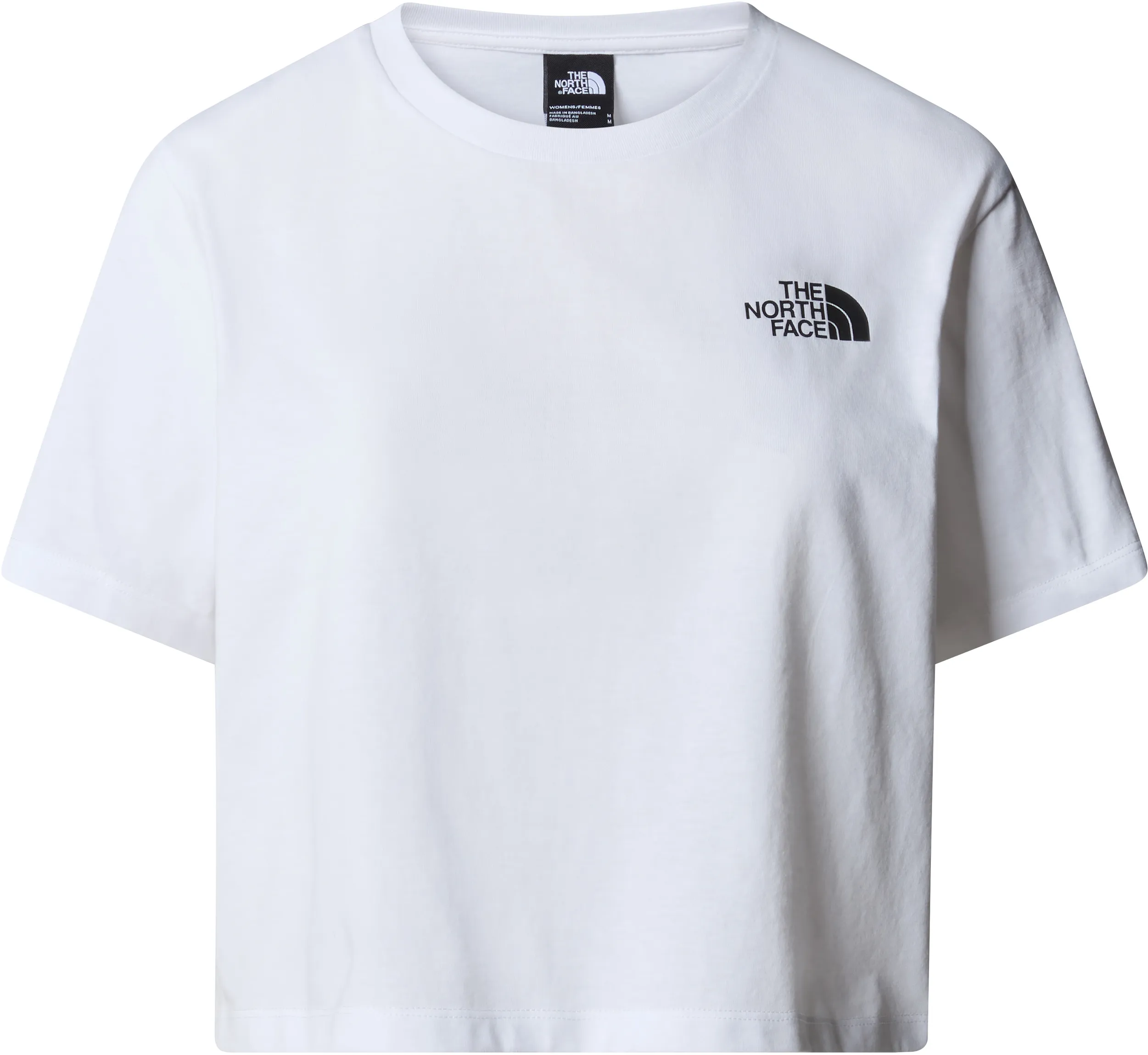 The North Face Women's Cropped Simple Dome T-Shirt TNF White | Buy The North Face Women's Cropped Simple Dome T-Shirt 