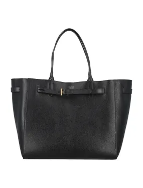 TOM FORD Elegant Mini T Large Tote in Black - 30cm x 40cm x 20cm