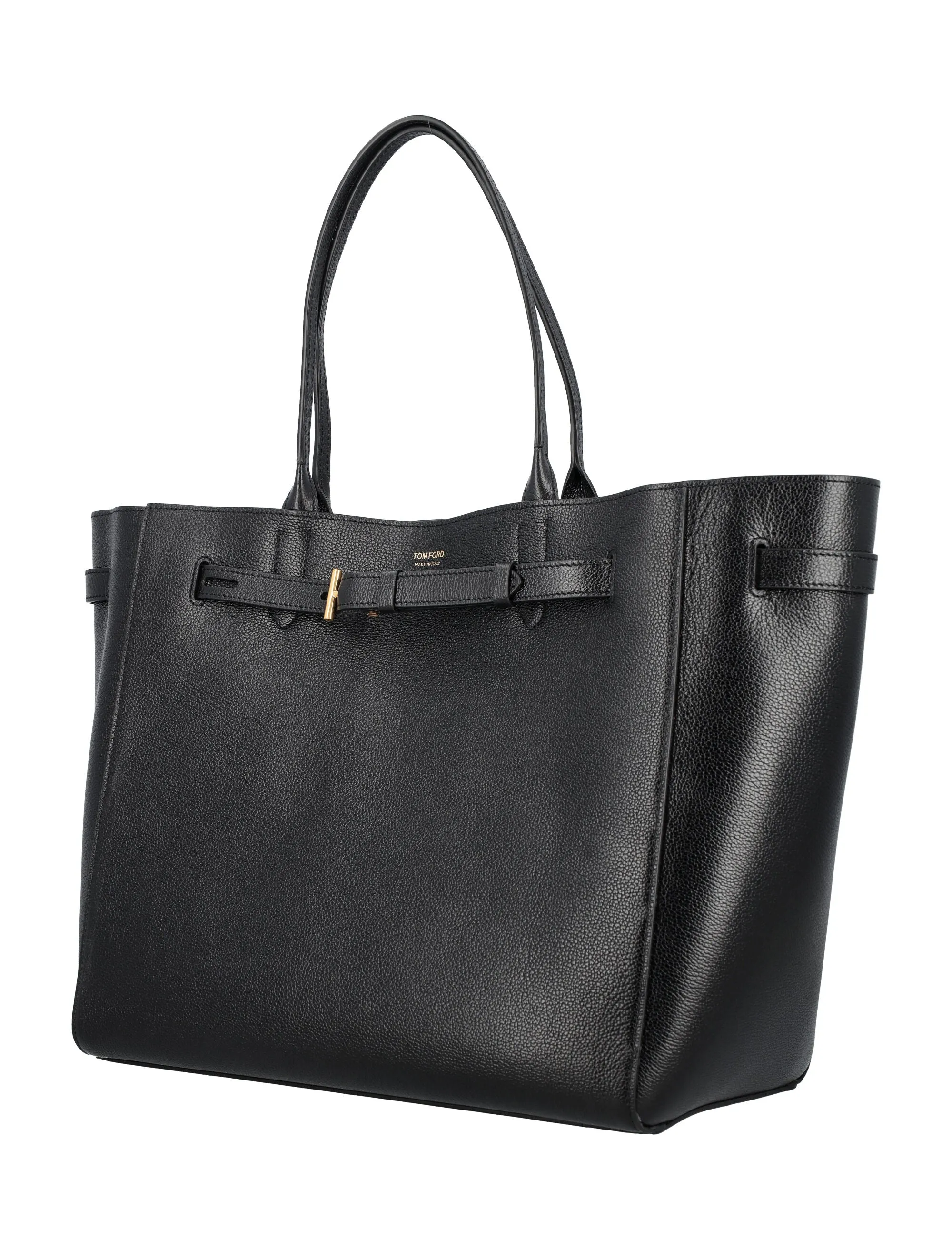 TOM FORD Elegant Mini T Large Tote in Black - 30cm x 40cm x 20cm