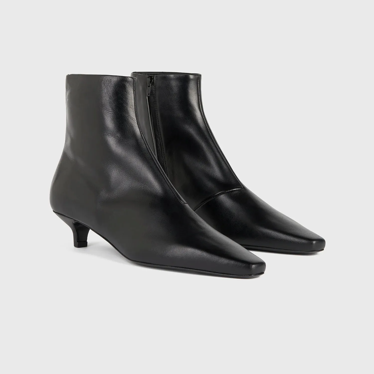 TOTEME THE SLIM ANKLE BOOT, Black 